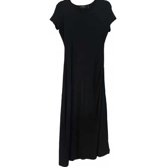 Black Theory Maxi Dress with side rouching - Picture 1 of 4
